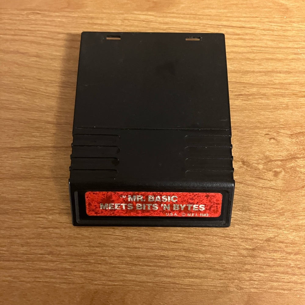 Vintage Mr. Basic bits n bites Cartridge intellivision works great